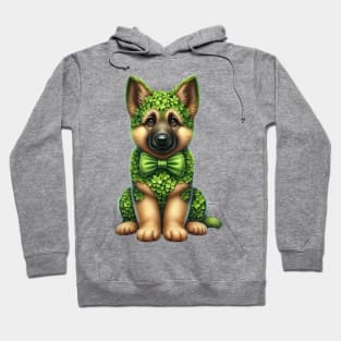 Clover German Shepherd Dog St Patricks Day Hoodie